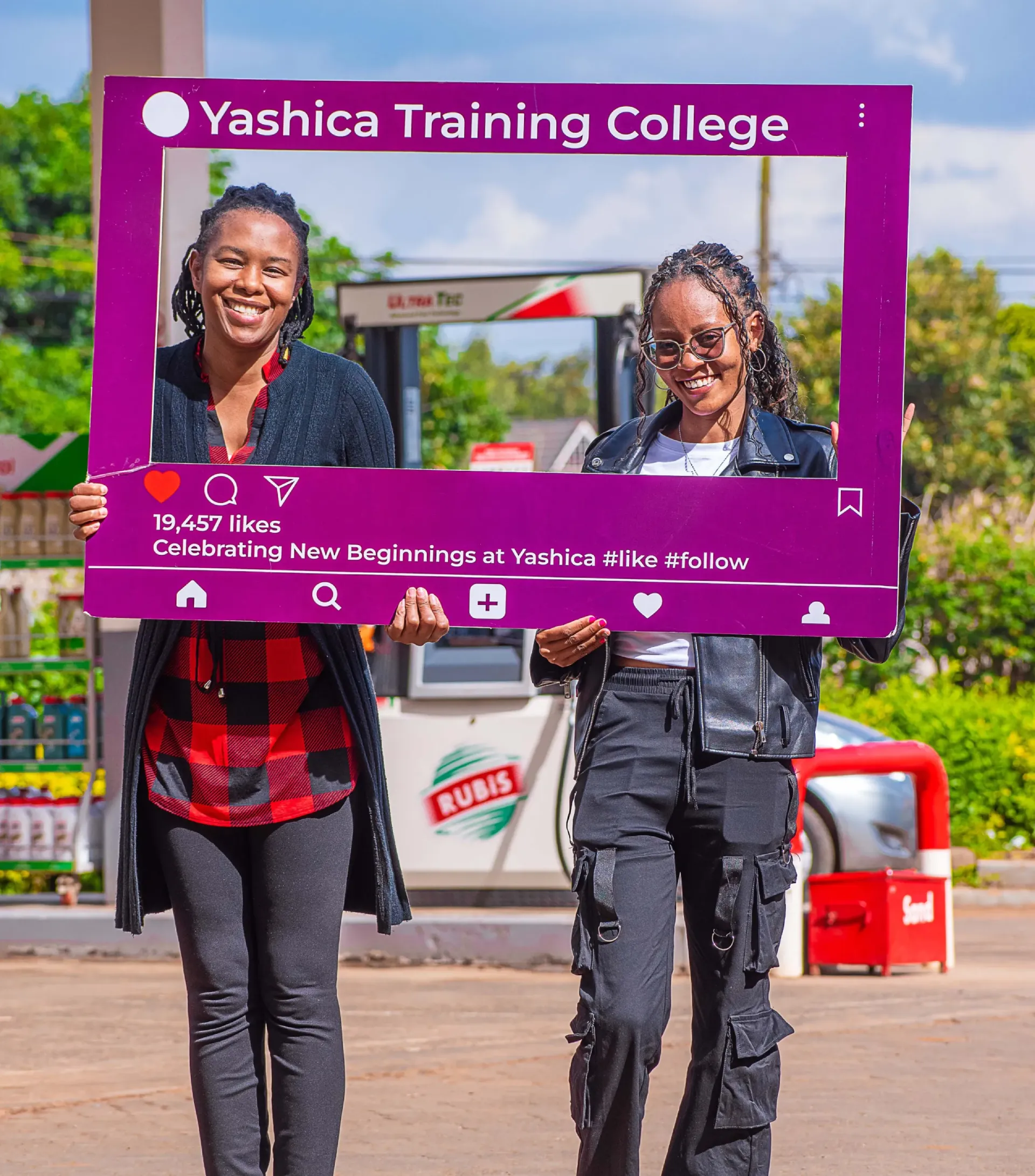 Students at Yashica Training College